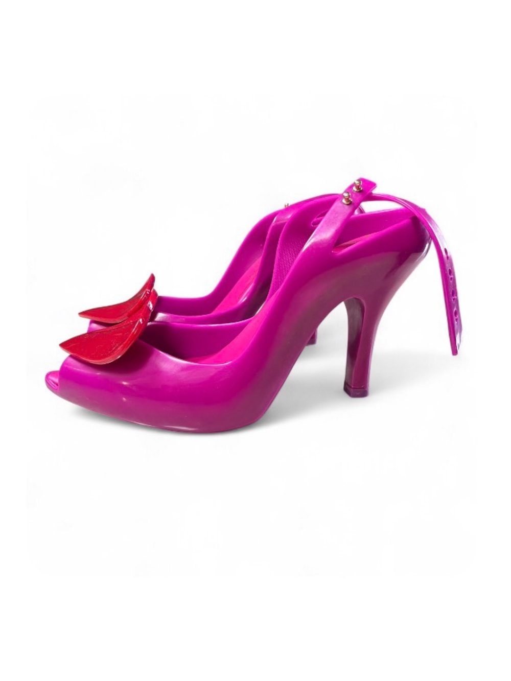 Vivienne Westwood Hot Pink Dragonfly Pumps, Deadstock, NIB